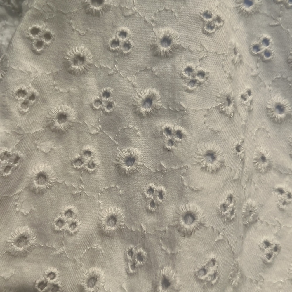 Free People Apricot Eyelet Mini Dress - Picture 7 of 9